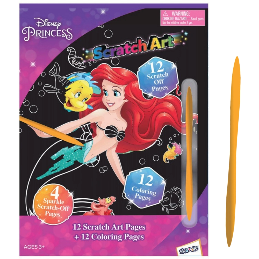 Disney Princess Scratch Art with Scraper - 3+ years