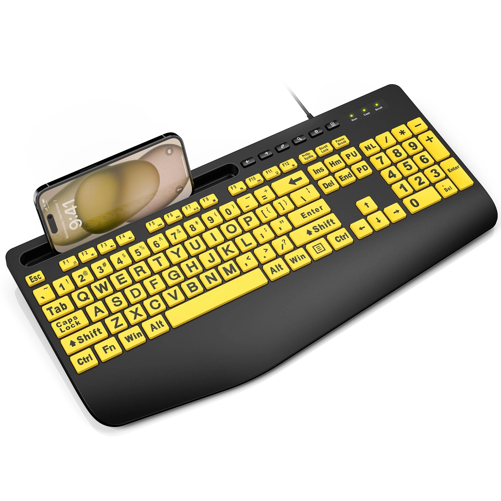 Large Print Backlit Keyboard - Standard Wired