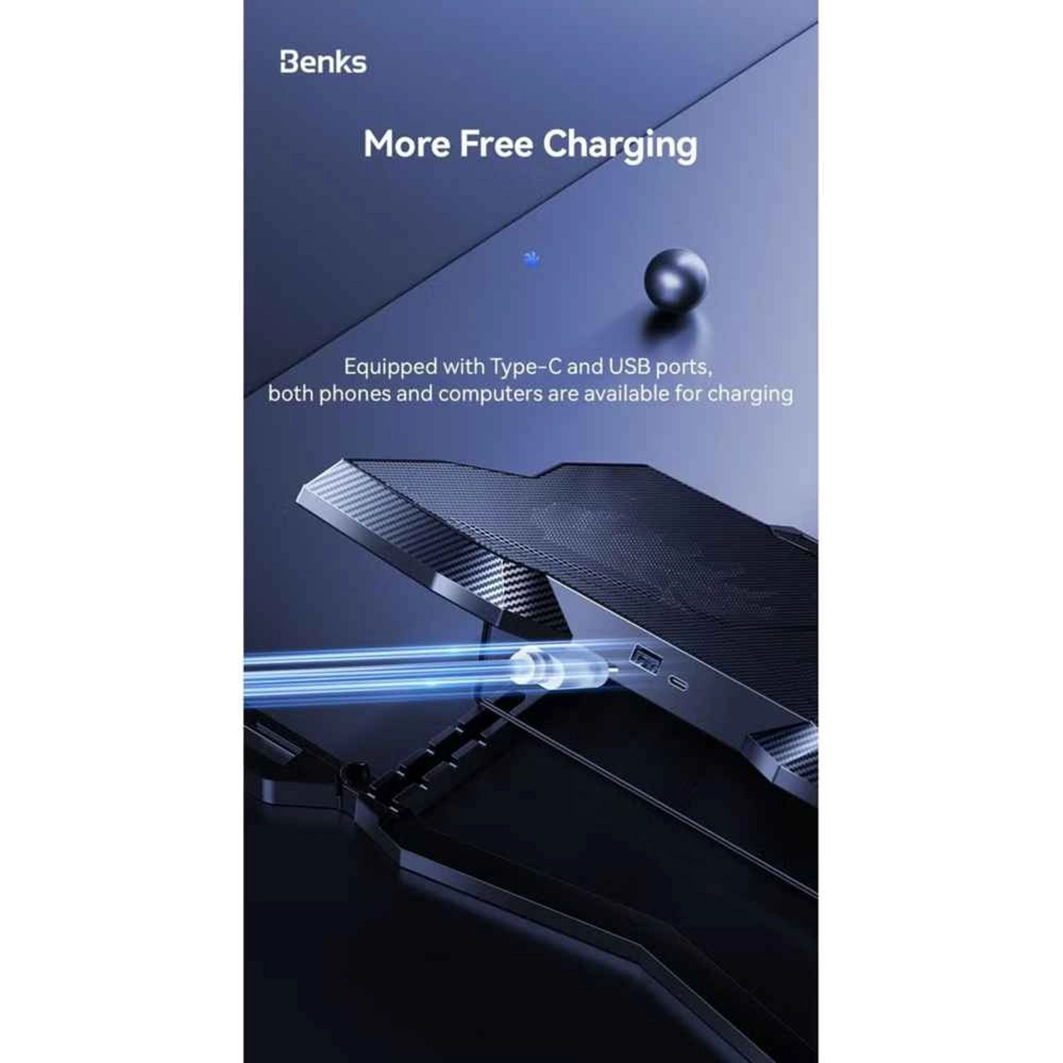 SR08 - Cooling Pad RGB 4600RPM