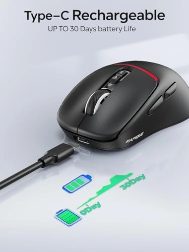 R108 Tri-Mode Wireless Mouse - Wireless