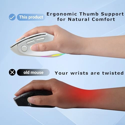 Ergonomic Vertical Mouse - Wireless