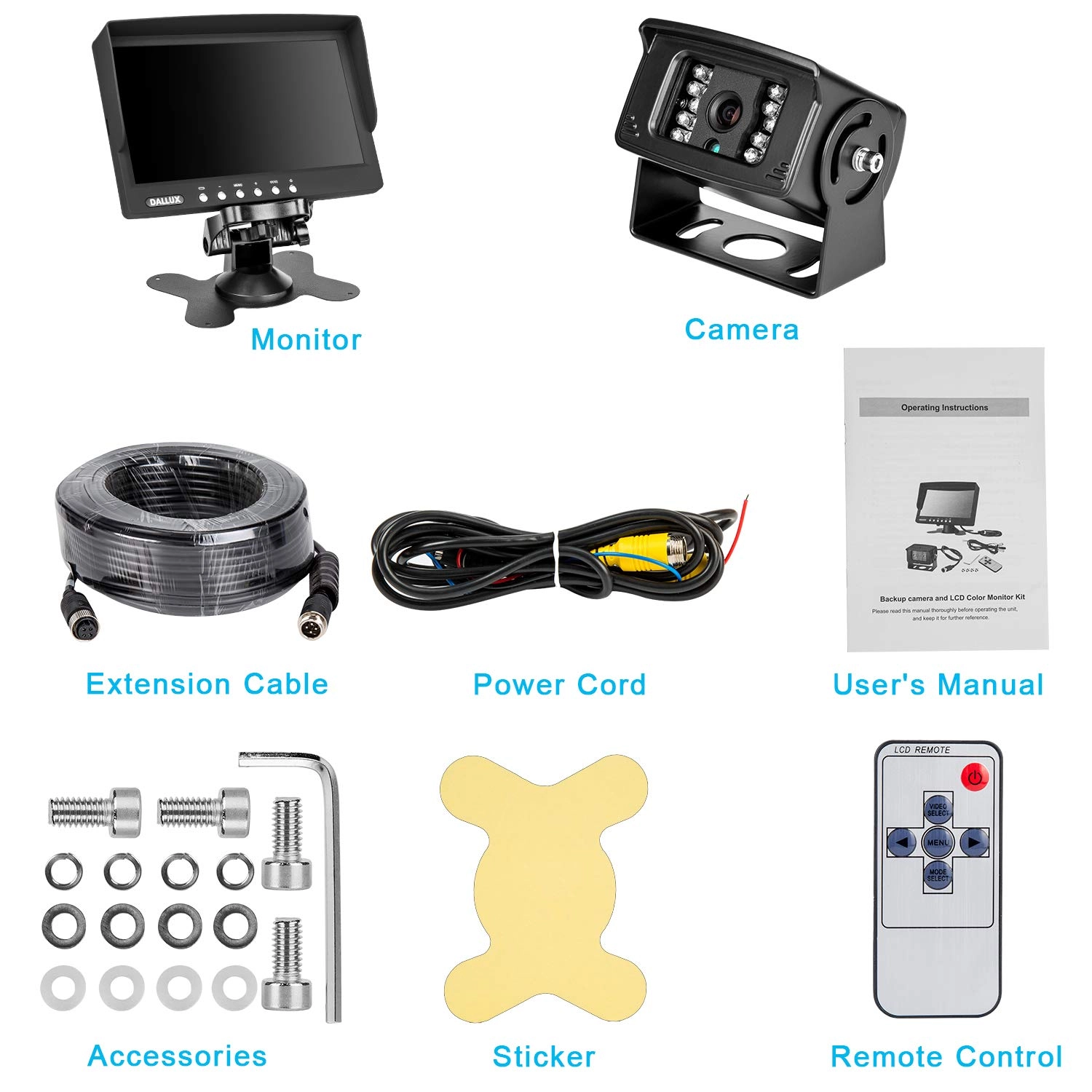 RCS7000 - Night vision 4 PIN 1920 1080 pixels
