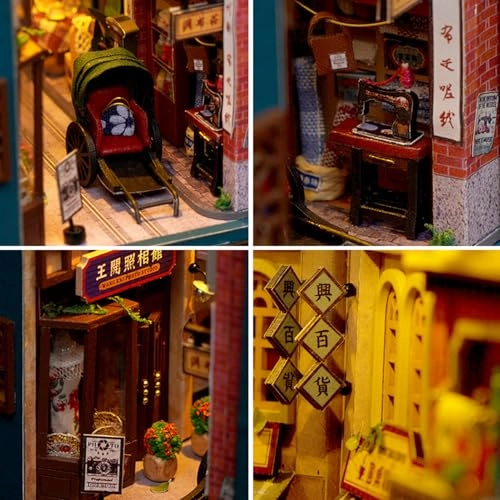 DIY Dollhouse Miniature Book Nook - Dream of Tang Dynasty