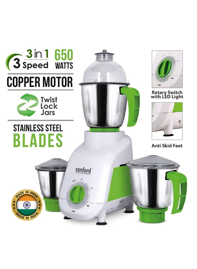 3 IN 1 GRINDER MIXER - 1.5 L 650 W