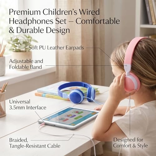 12 Pairs Kids Headphone - Wired Headphone