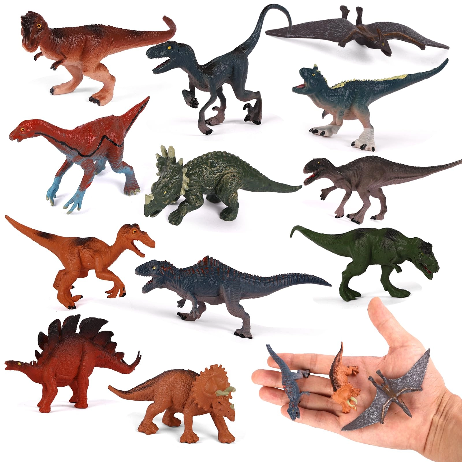 Maxmoc Dinosaur Toys - 12 12pcs