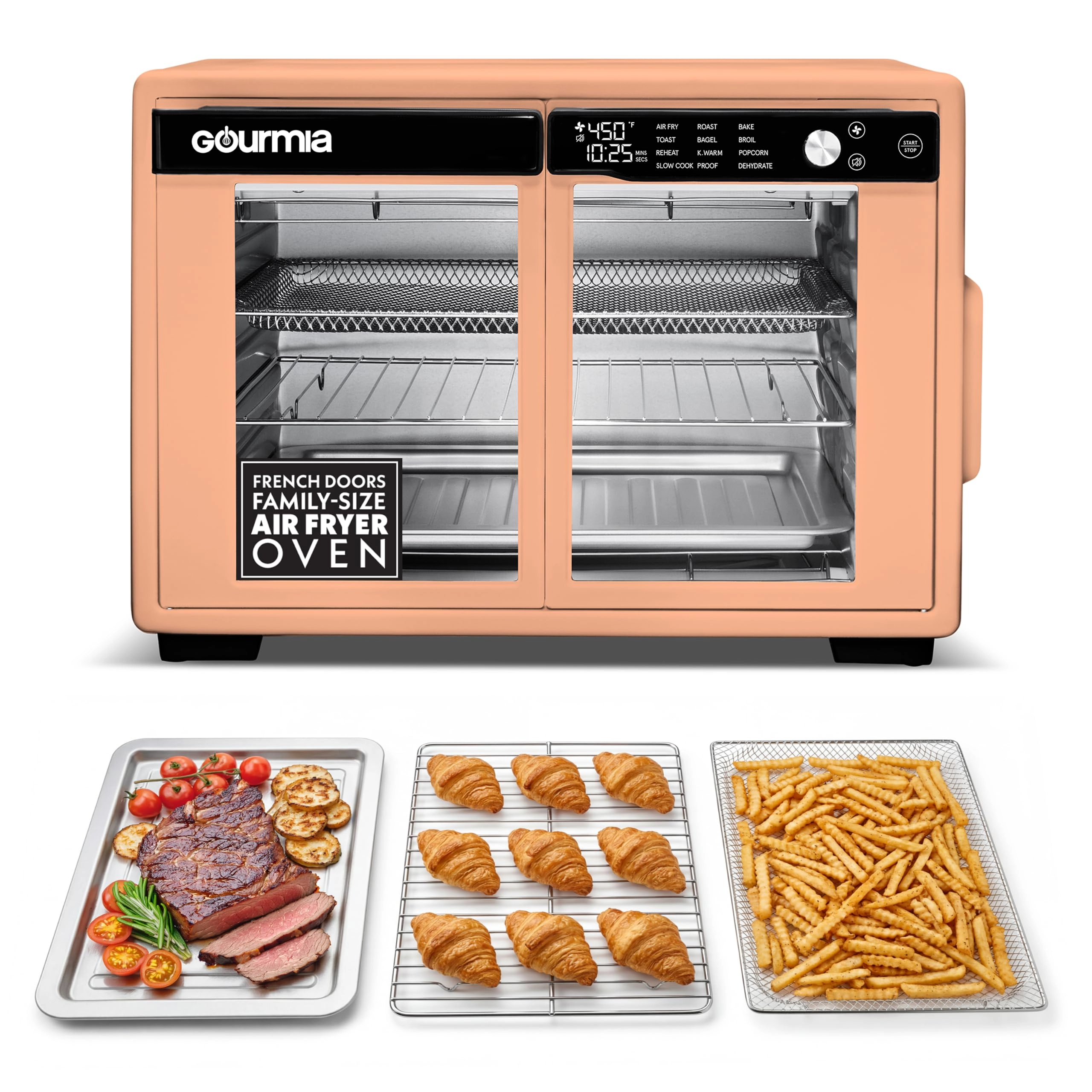 Gourmia French Door Digital Air Fryer Oven XL GTF3588W