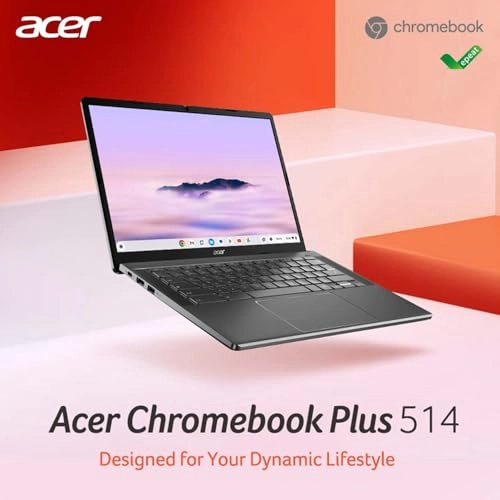 Chromebook Plus 514 CB514-3H-R6G5 - 14'' Ryzen 3 7320C 8GB DDR5 128GB SSD