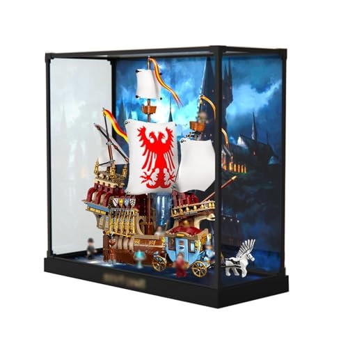Acrylic Display Case - Alloy Frame 50 x 20 x 45 cm