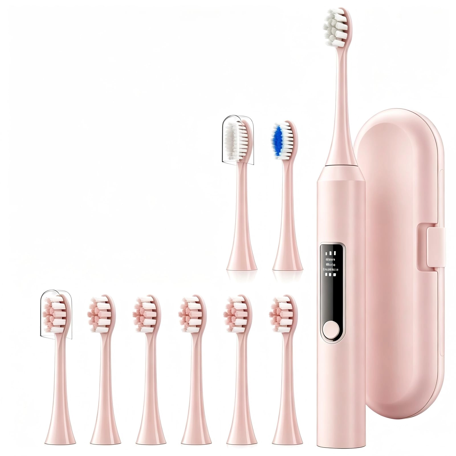 Electric Toothbrush - Sonic 8 Brush Heads 40000 VPM