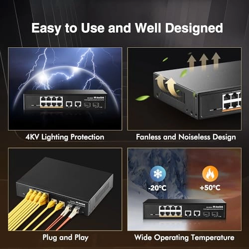 12 Gigabit PoE - 12-ports