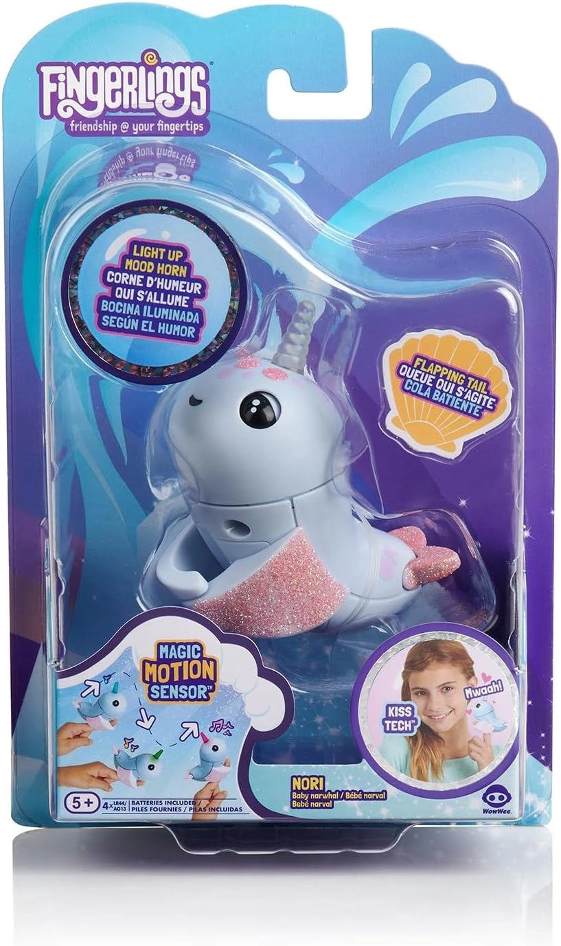 COLOR LAND CHILDRENS TOYS CENTER LLC Fingerlings WowWee Narwhal Nori