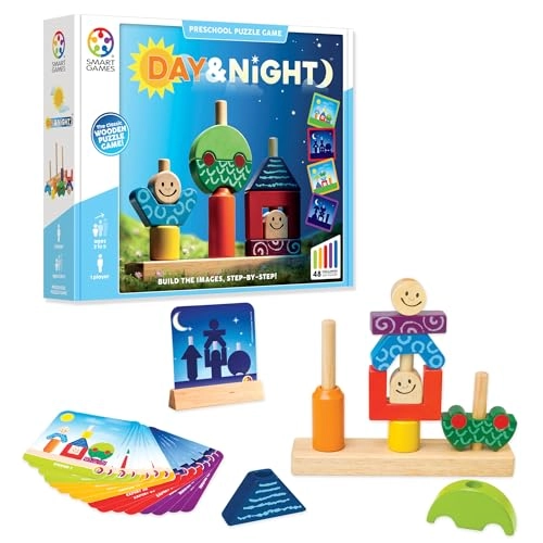 Day and Night Wooden Puzzle (514084) - 12 pcs