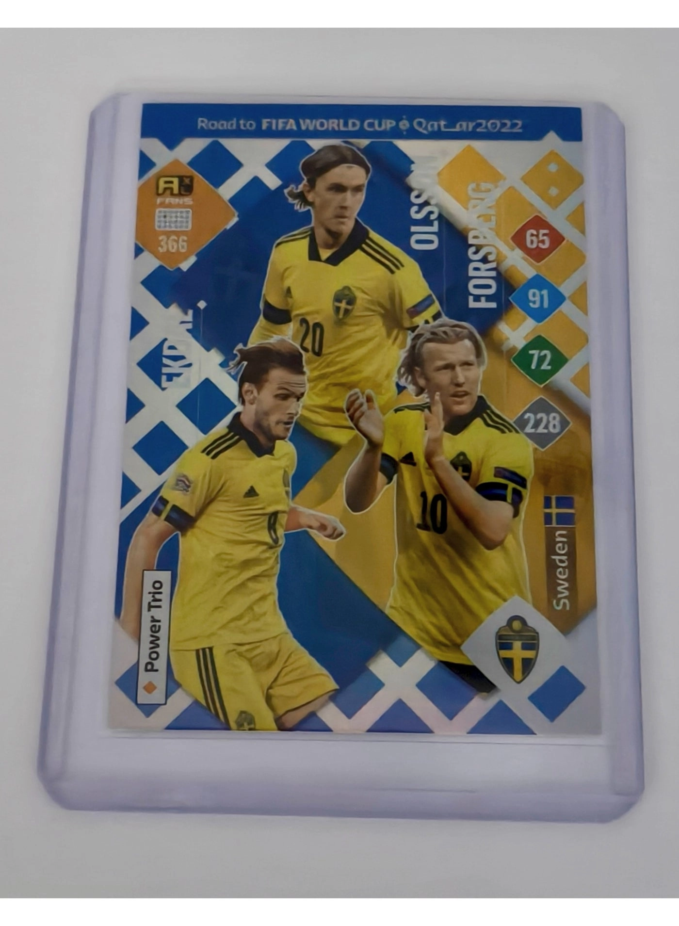 Panini Sweden Power Trio - 2022 Road To Qatar World Cup