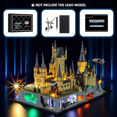 LED Light Kit for LEGO Harry Potter Hogwarts Castle and Grounds 76419