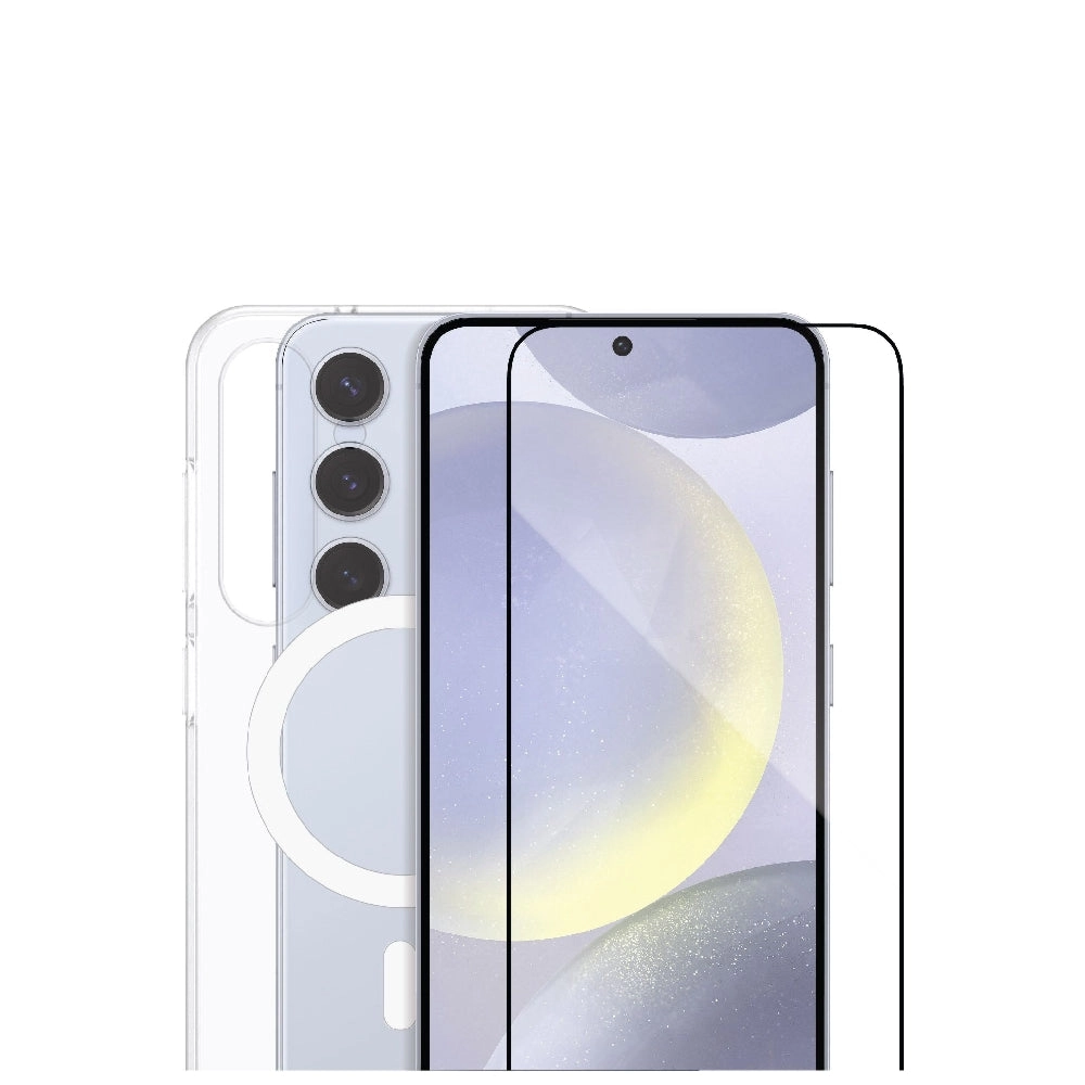 Screen Protector + Case Cover Clear for Samsung Galaxy S24 Plus