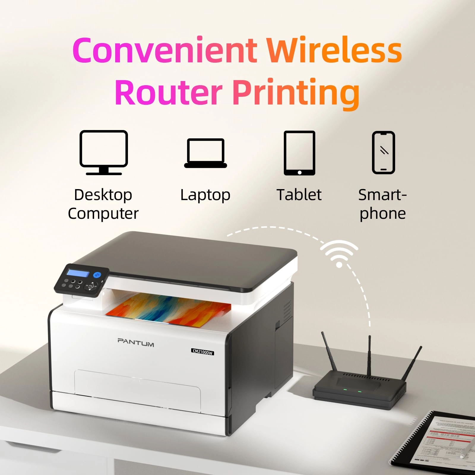 CP2100DW - Wireless 20ppm