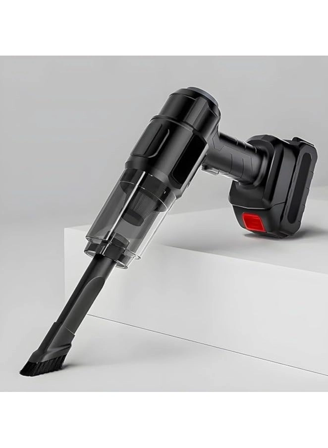 Portable 3-in-1 Handheld Vacuum - USB Rechargeable Wet/Dry Built-in LED