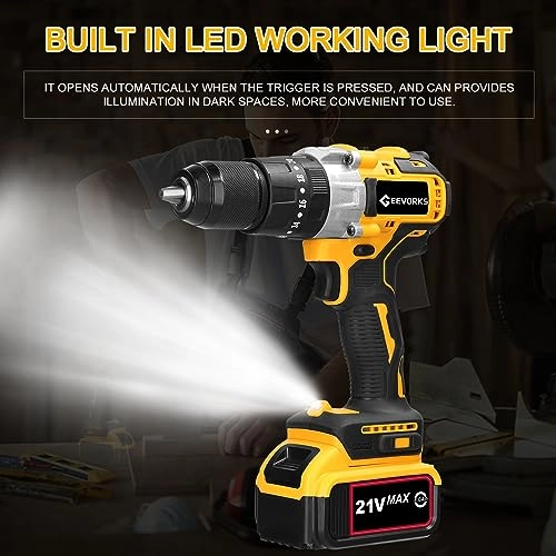 Electric Drill - 21V 1300mAh