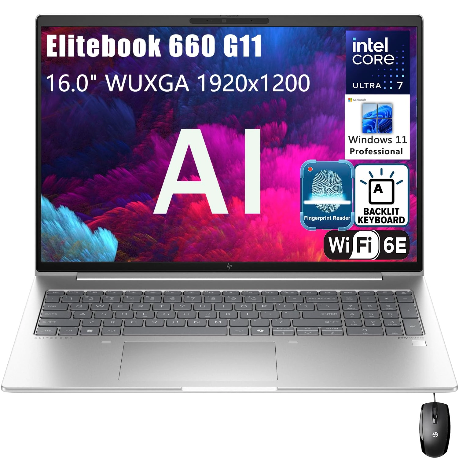 HP Elitebook 660 G11 - 16'' Core Ultra 7 155U 64GB DDR5 4TB PCIe SSD