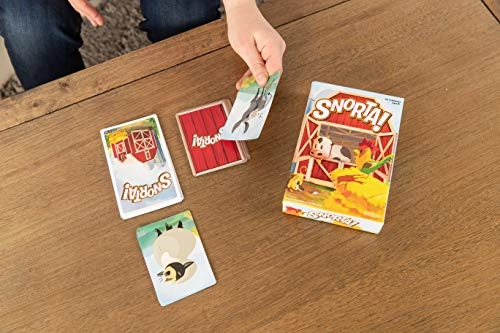 Snorta! - English 8 years and up Contents: 96 animal cards, 12 Jumbo animal cards, Rulebook
