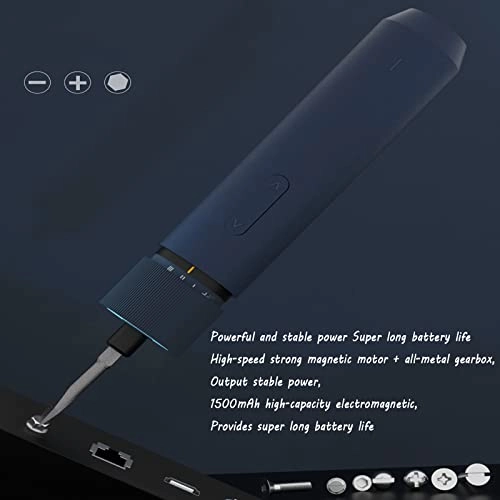 Portable One-Button Brushless Impact Lithium Electric Drill - 1200ma