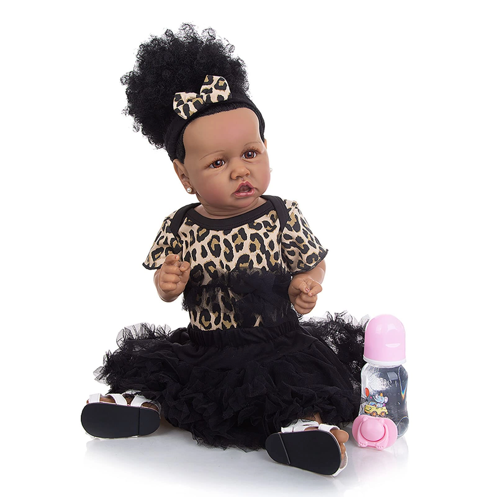F&FSH Reborn Baby Doll - 22 Inch African American Ages 3+