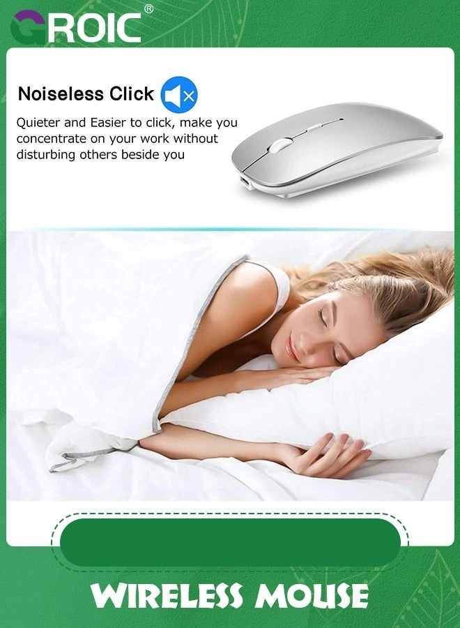 Noiseless Slim Mouse - Wireless