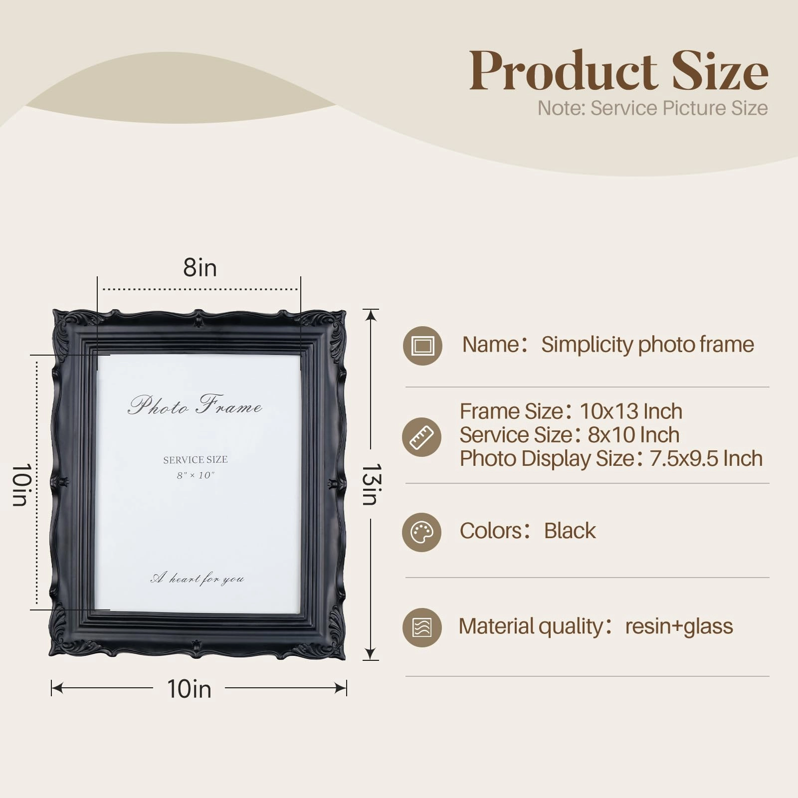 Picture Frame - 8x10 inches