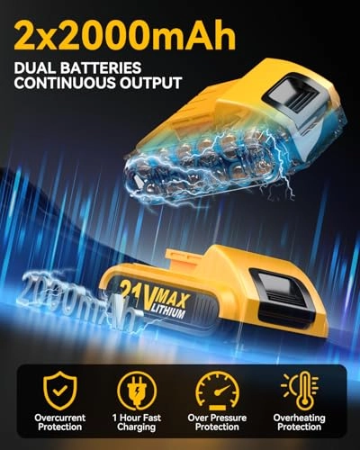 Cordless Drill - 2x 2.0Ah