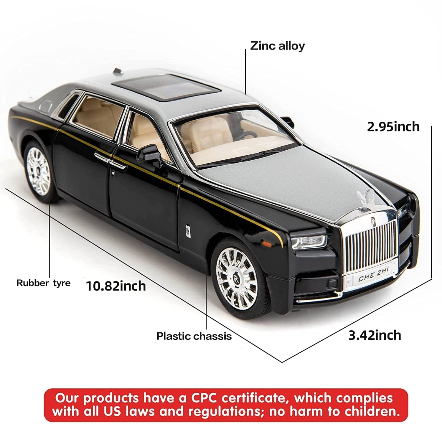 Rolls-Royce Phantom - 1:24 Scale 1.0 Count