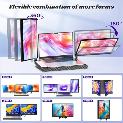 F3 Triple Screen Laptop Extender - P5 14 Inches 1920x1080