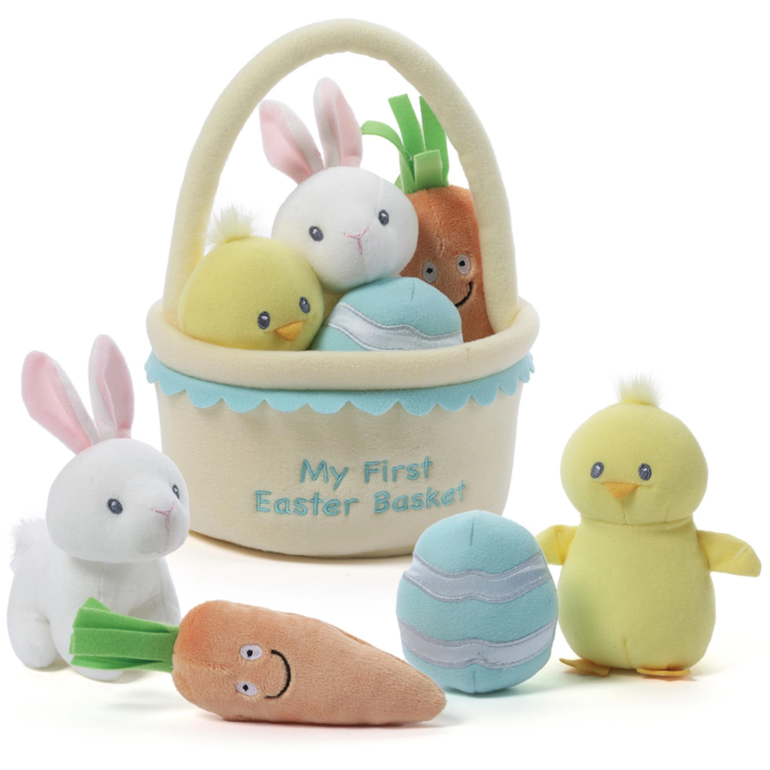 GUND My First Easter Basket - rattle squeaker crinkle