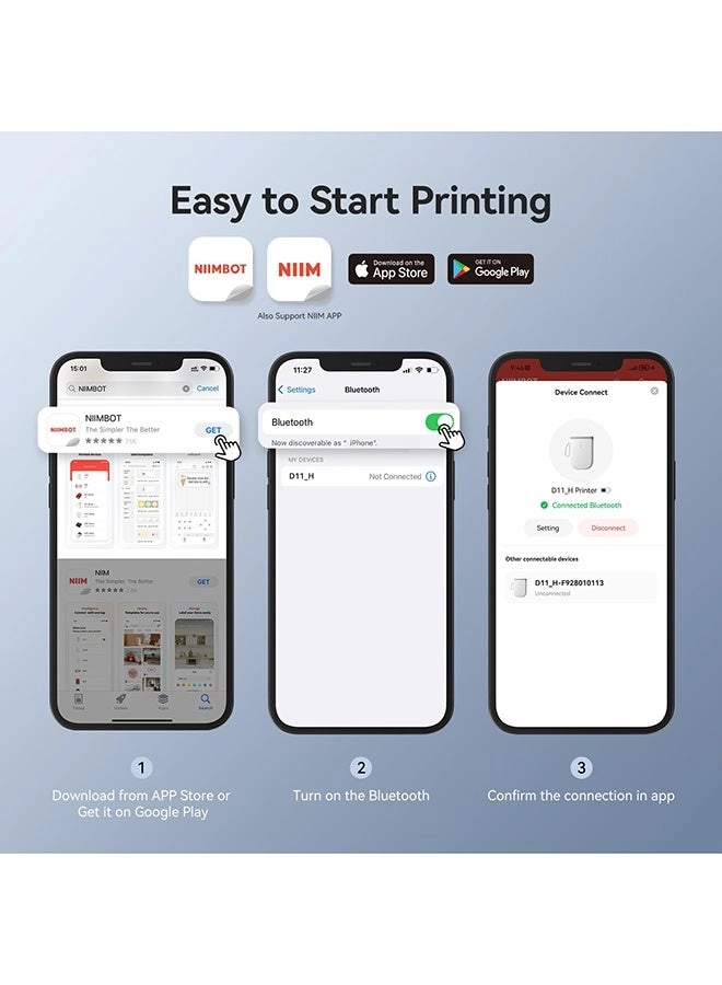 Mini label printer - Direct Thermal Printing 15mm