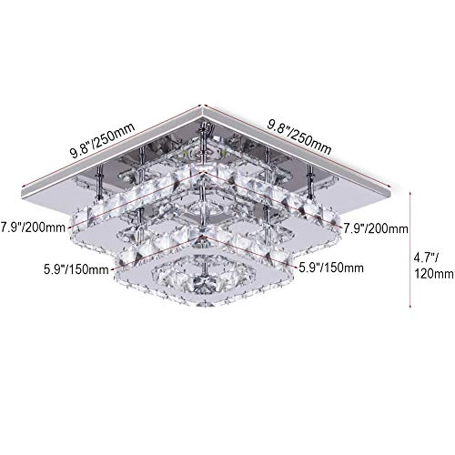 Crystal LED Ceiling Light - Cool White