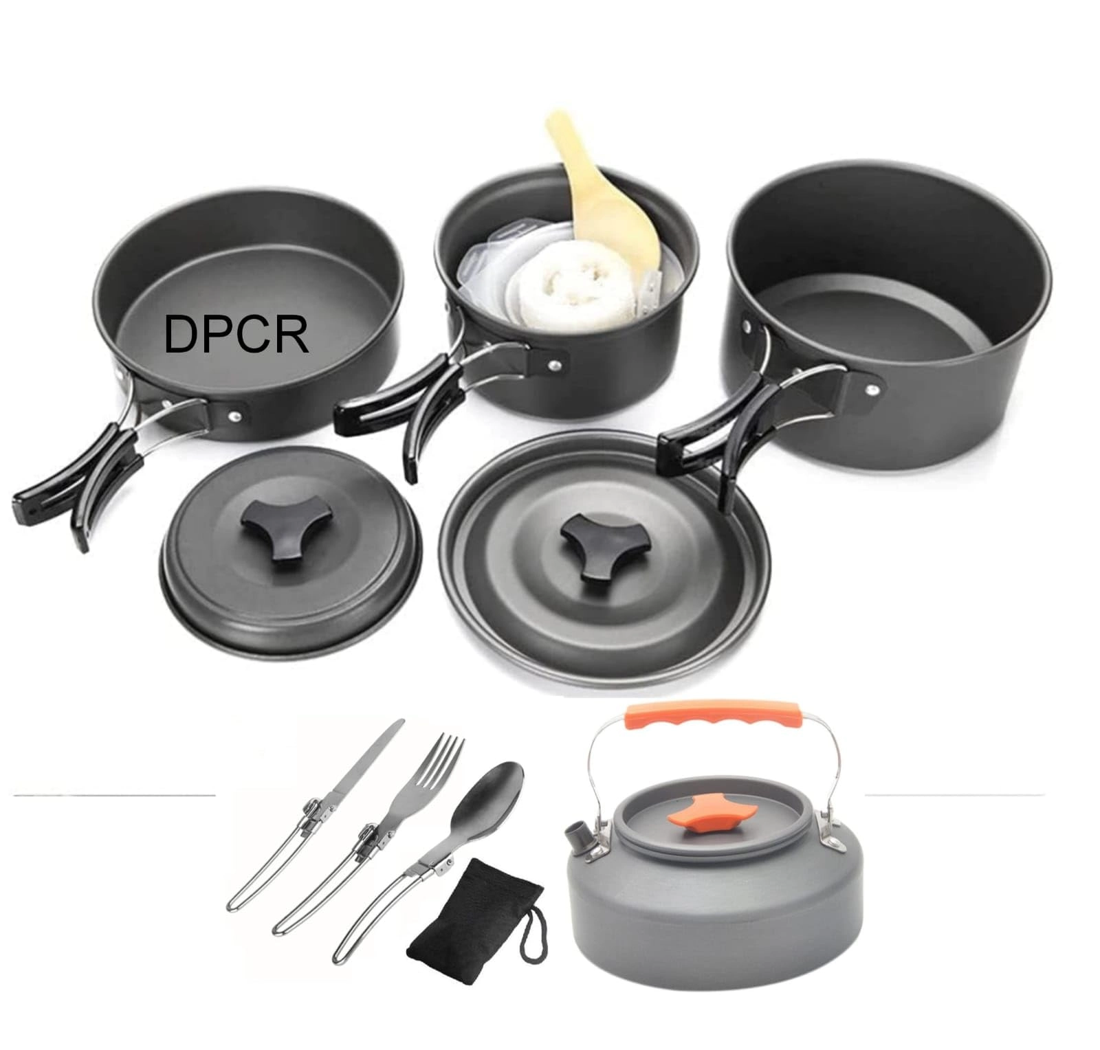 Cookware Mess Kit - 9 Piece 1L