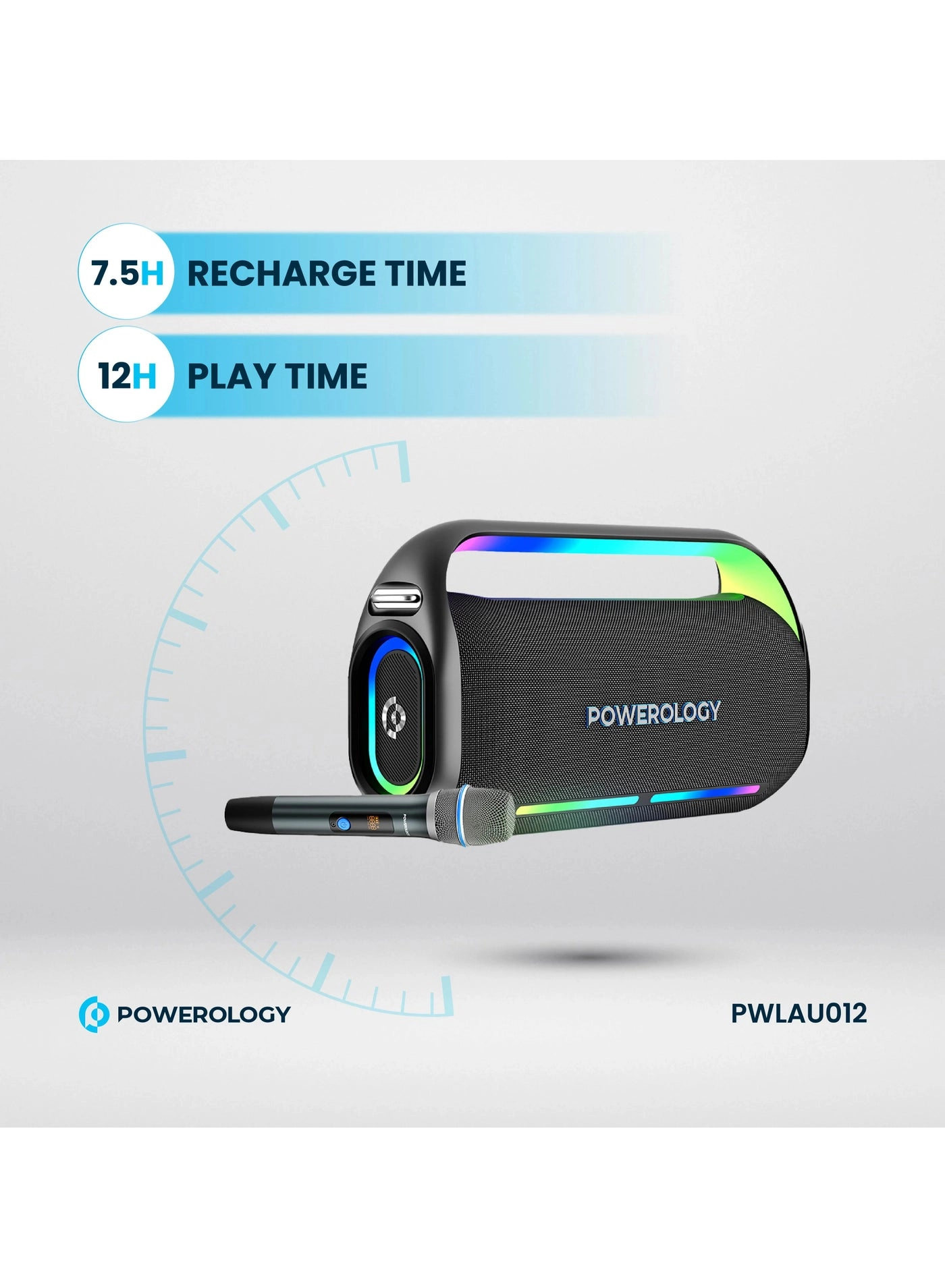 TWS Karaoke Speaker - Wireless Microphone 256GB 150W