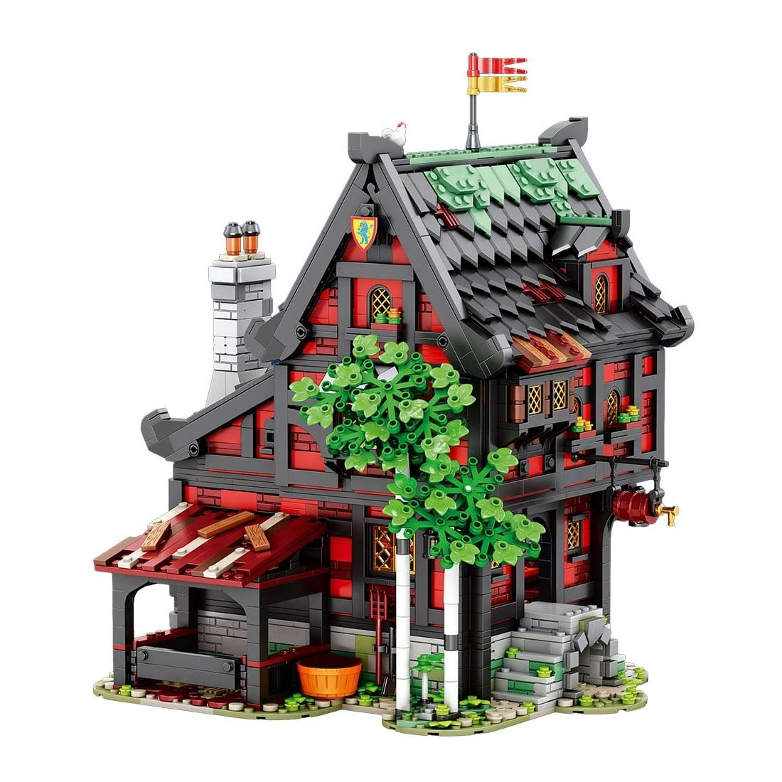 WOWOBONTOY European Medieval Crusaders Hotel (MOC-111710)