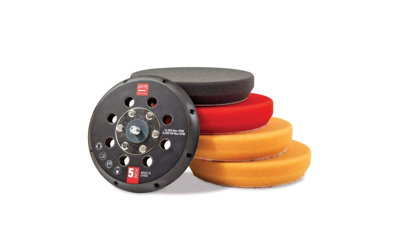 GRIOTS GARAGE Orbital Conversion Kit - 5 Backing Plate Fits G9