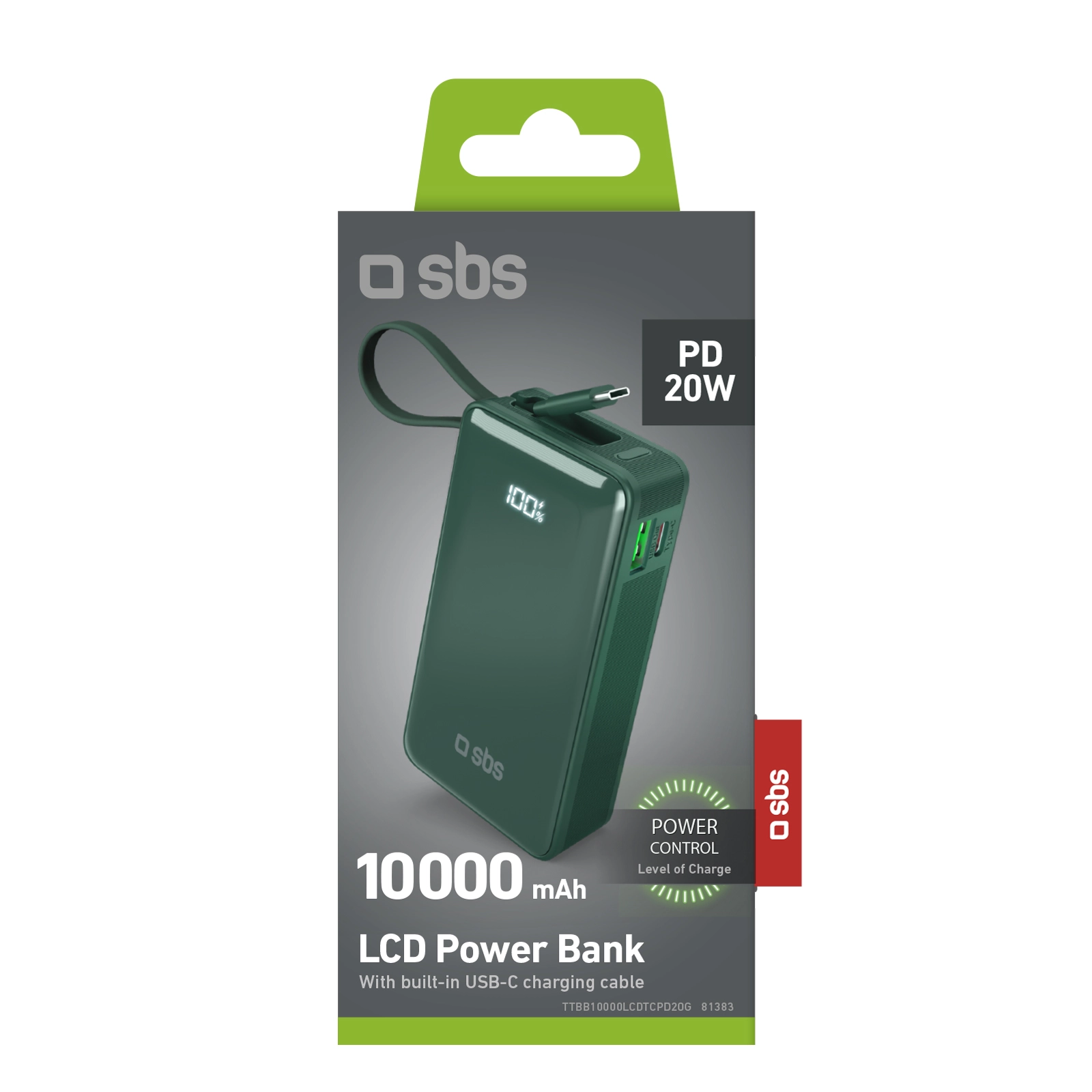 Power Delivery Powerbank - 10000mAh