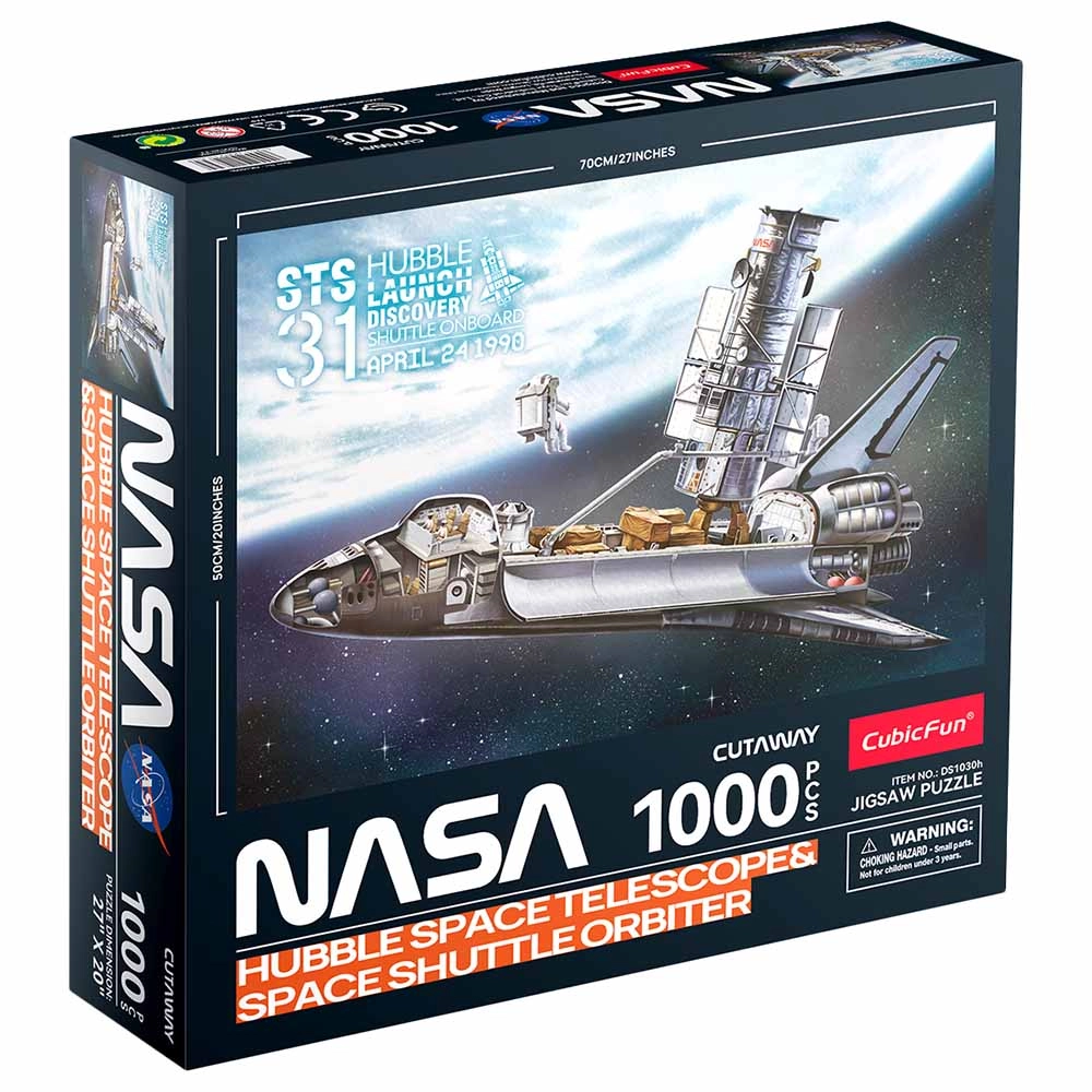 CubicFun Hubble & Discovery Puzzle (527-DS1030H) - 1000 pcs