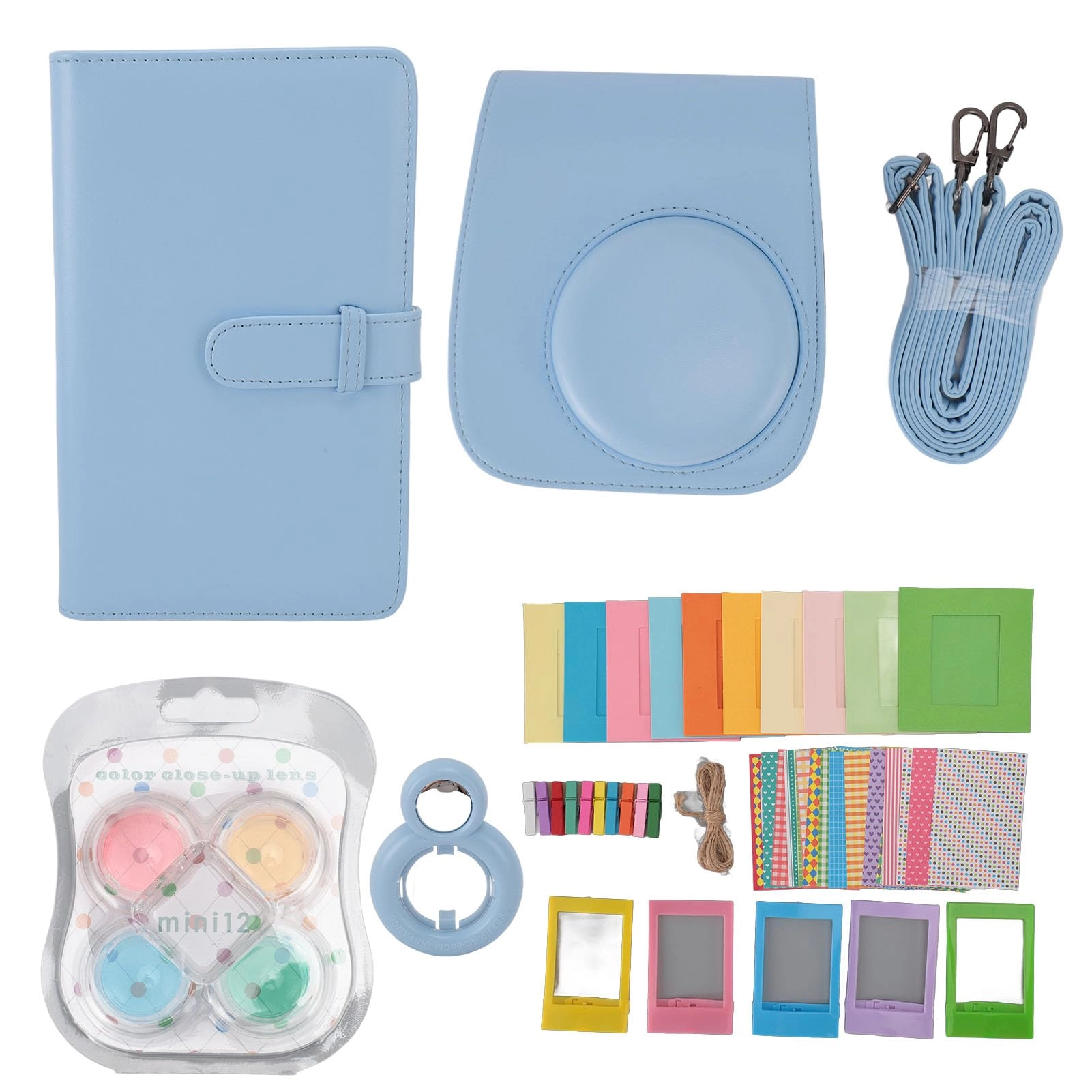 Camera Protective Case - 14x13x8cm Mini 12 PU Leather