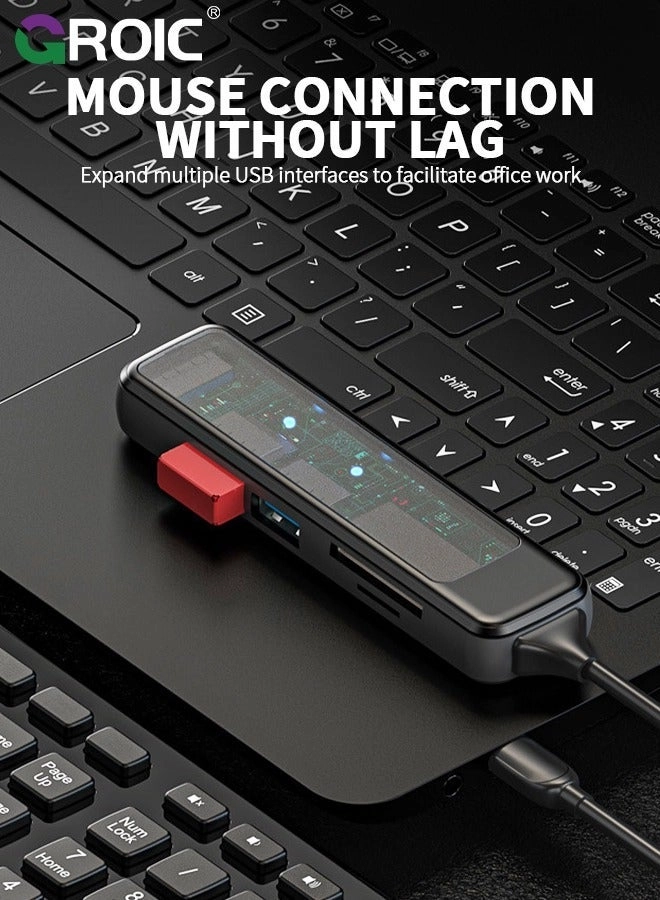 USB Hub - 4-Port 1xUSB3.0 3xUSB2.0