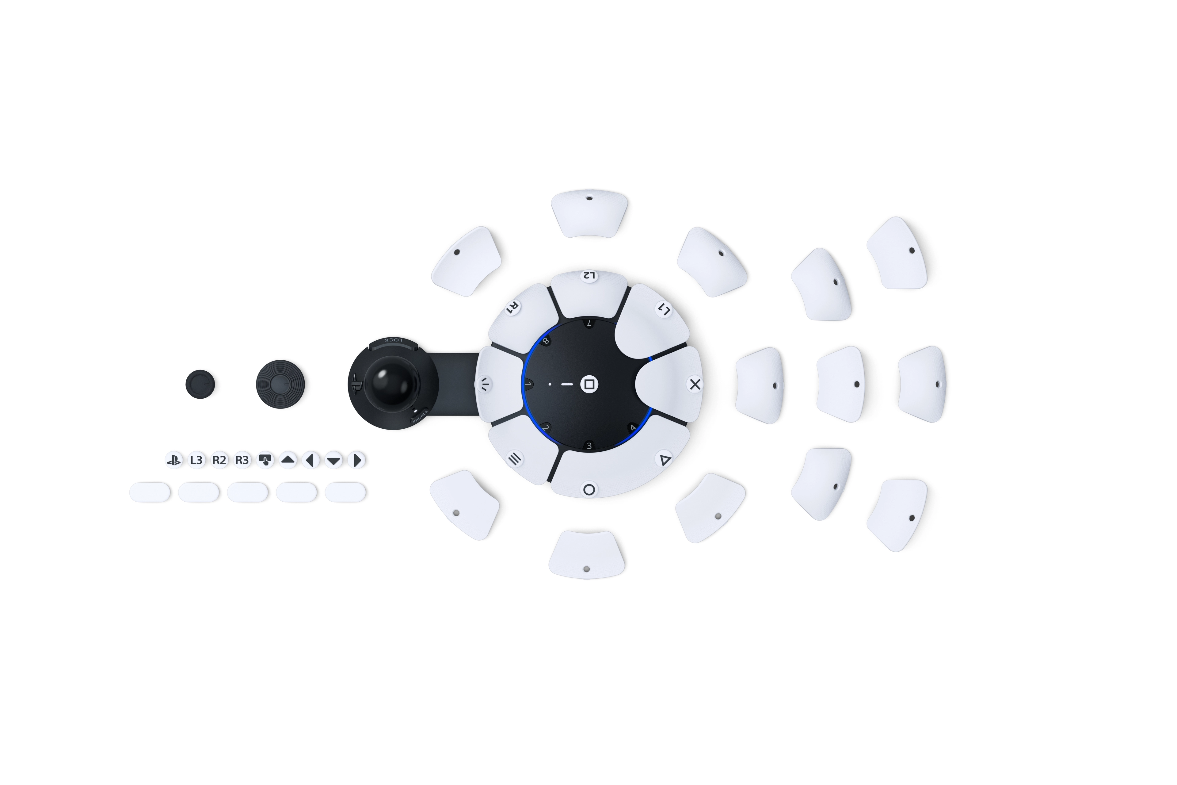 (Renewed) DualSense Edge - White/Black PlayStation 5