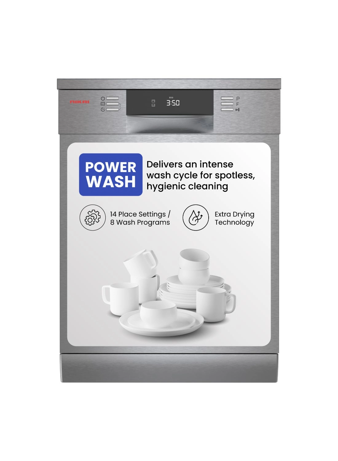 Nikai NDW4114N1SS Freestanding