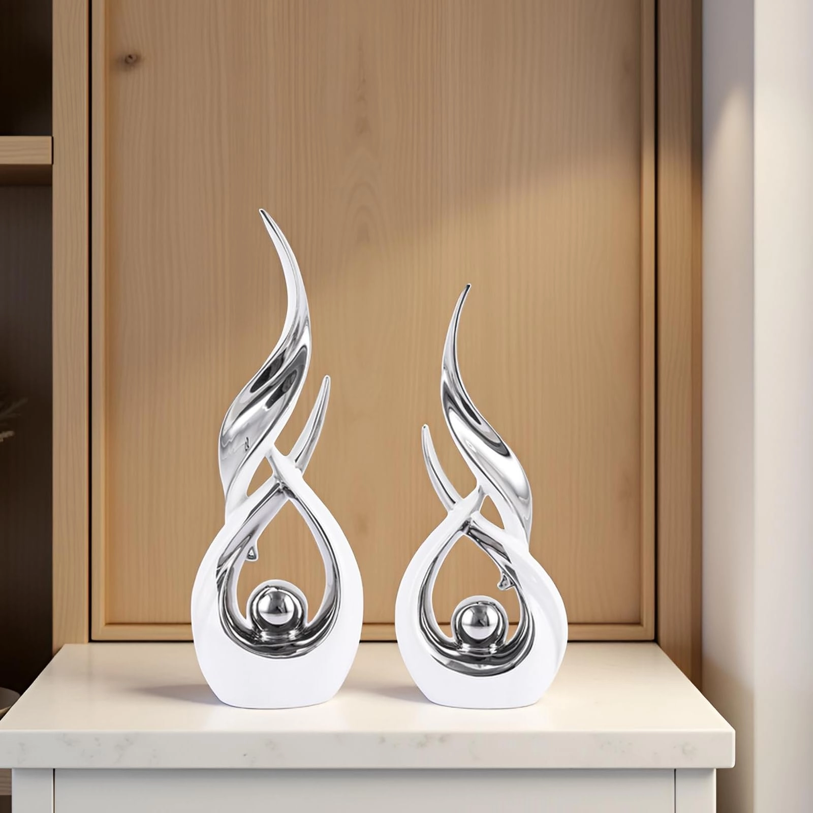 Ceramic Abstrac Statue - Ceramic