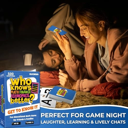 Who Knows Math, Finance, Economics Better? - STEM Card Game Educational Quiz