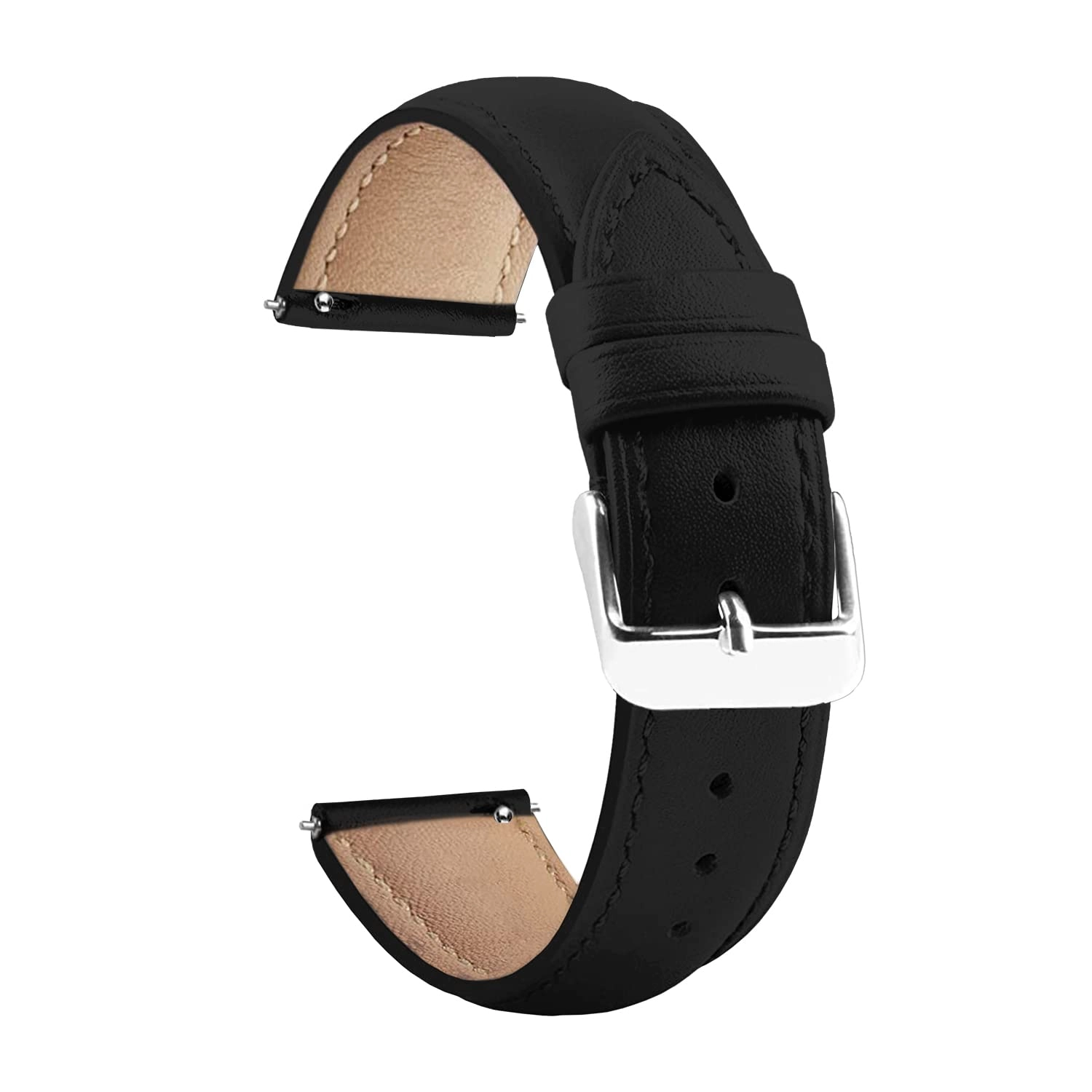 22mm Leather Watch Strap for Fastrack Limitless Fs1 Smartwatch