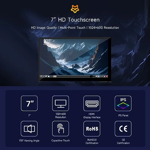 DHX-7inch HDMI Touchscreen - 7 Inches 1024x600