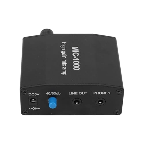 Microphone Amplifier - 1000 times amplification ALC Aluminum Alloy Shell